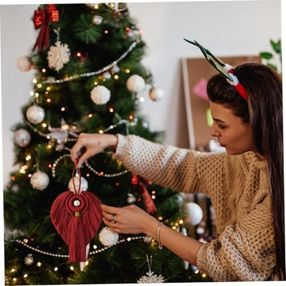 Jorzer Macrame Kit, Christmas DIY Macrame Kits with Instructions Boho Angel Decor Hanging Ornament Adults Craft for Beginners Gifts. - Image 2