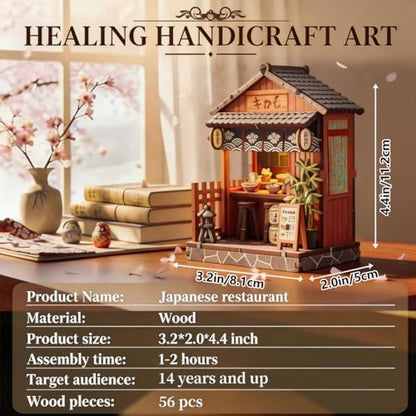Book Nook Kit, DIY Miniature House Dollhouse Kit for Adults and Teens - Image 2