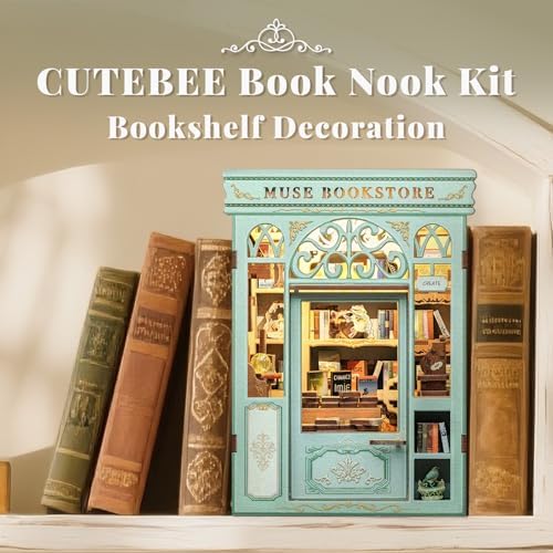 CUTEBEE Book Nook Kit for Adults, DIY Miniature House Kit, Mini House - Image 5