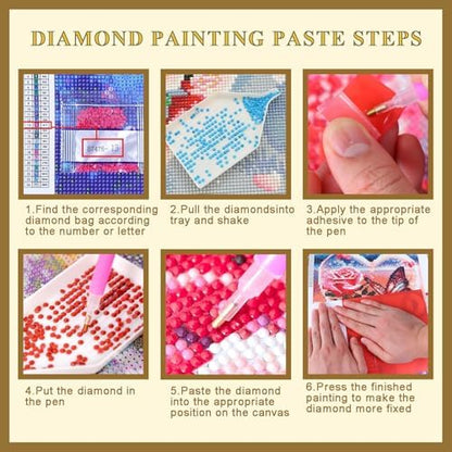 DOTSOPS Landscape Diamond Art Painting Kits DIY Paint by Diamonds - Image 4