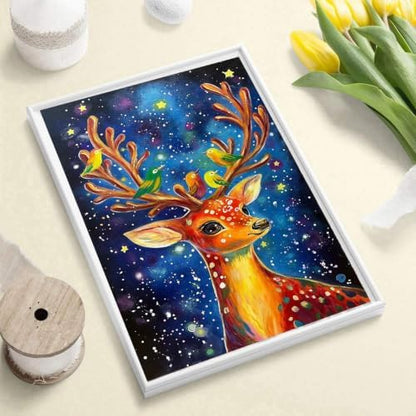 Diamond Art Kits for Adults,Xmas Deer Diamond Art Painting Kits for Adults - Image 2