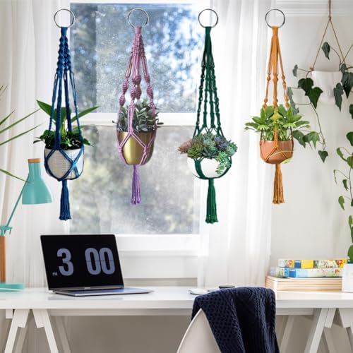 Ewparts Macrame Plant Hanger Kit with Instruction Book & Online Tutorials - Image 5