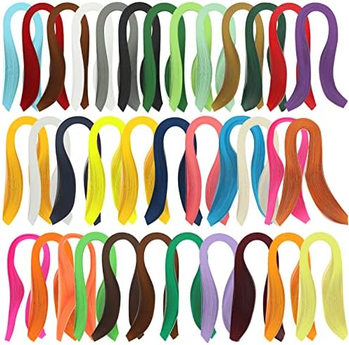 QTLCOHD 35 Colors 4200 Strips Paper Quilling Strips by WelcomeToQTLCOHD