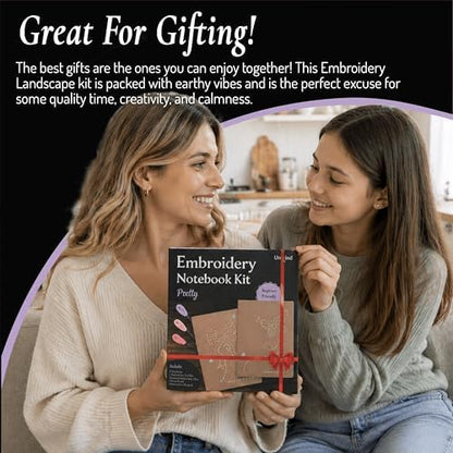 Unwynd Notebook Embroidery Kits Pretty for Adults, Beginners, Cross-Stitch - Image 3