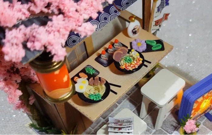 Miniature Wizardi mini House Building kit - Sakura Noodles Shop. - Image 3