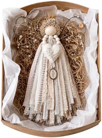 Angel Fabric Hanging DIY Kit Macrame Wall Weaving Craft for Adults - Image 6