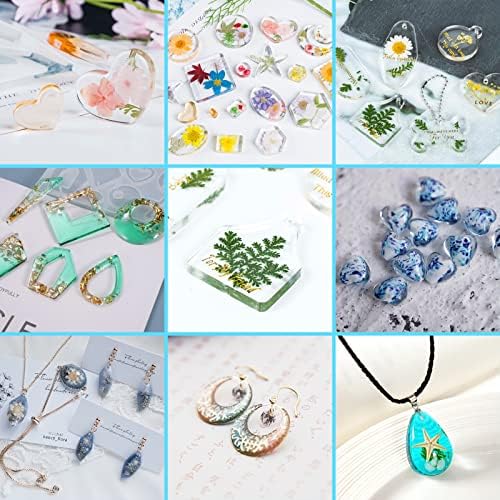 UV Resin Kit with Light-100g UV Resin for Beginner DIY Jewelry Craft Making - Image 6