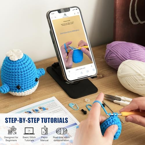 Beginner Crochet Kit for Adults - Crochet Animal Amigurumi Starter Kit - Image 3