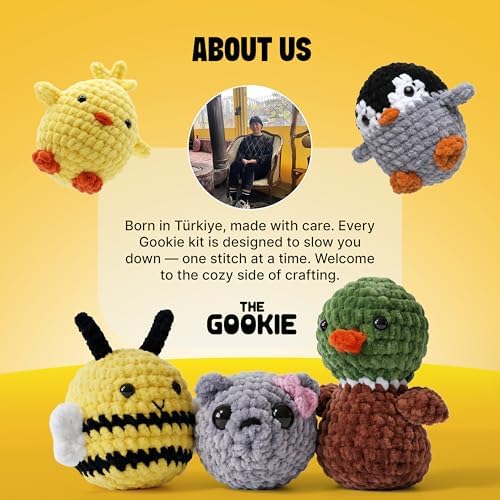 THE GOOKIE Capybara Crochet Kit for Beginners - All-in-One Amigurumi Kit - Image 4