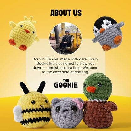 THE GOOKIE Capybara Crochet Kit for Beginners - All-in-One Amigurumi Kit - Image 4