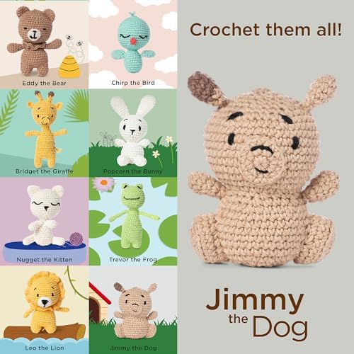 Red Heart Amigurumi Jimmy The Dog Kit - Image 6