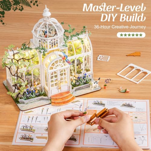 Rolife Oxygen Oasis DIY Miniature Greenhouse Kit Creative Gift for Adults - Image 5