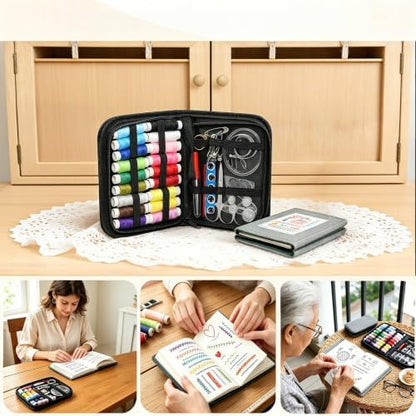 ARTACE Embroidery Stitch Book Kit for Beginners, Cross Stitch Starter Kit with Practice Book, DIY Craft Embroidery Patterns for Adults, Stitch Sampler Book - Image 6