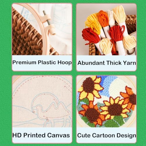 Punch Needle Kit, Punch Needle Kits Adults Beginner - Image 5