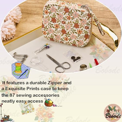 Bobode Travel Cute Sewing Kit with 18 Colors Sewing Thread - Image 2