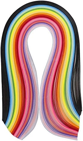ODETOJOY Quilling Paper Strips 5mm 26 Colors 260 Strips Set DIY Origami Paper Quilling Art Length 39cm - Image 5