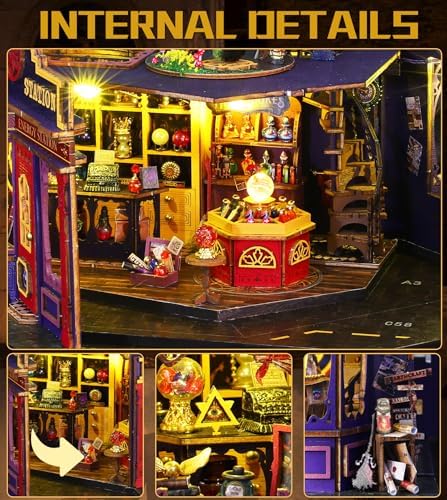 Spilay DIY Miniature House Kit for Adults, Miniature Dollhouse Building Kit - Image 4