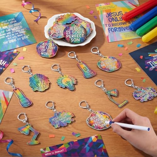 RattanView 24 Pcs VBS 2026 DIY Set Illumination Themed Craft - Image 4