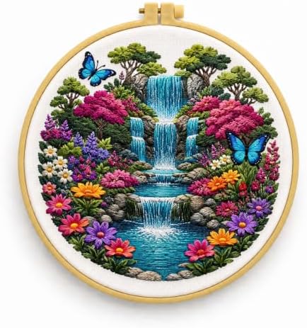 niurenmaoyi Scenery Embroidery Kit for Beginners,Sewing Kit for Adults by Unknown