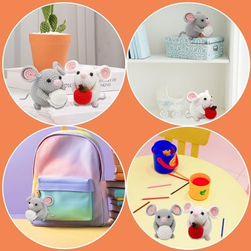 Crochet Kit for Beginners Adults Crochet Animals Kit with Video Tutorials - Image 6