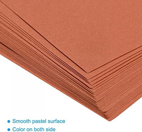 MECCANIXITY 25 Sheets Origami Paper Double Sided Dark Orange 6x6 Inch Square Sheet for Art Craft Project, Beginners, Gifts Decor - Image 4