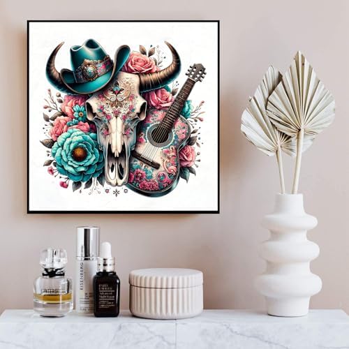 Diamond Art Kits for Adults, Cow Skull Diamond Art Painting Kits for Adults - Image 5