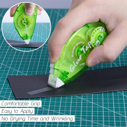 XUXU 12 Pack Double Sided Tape Roller Scrapbook Tape - Image 5