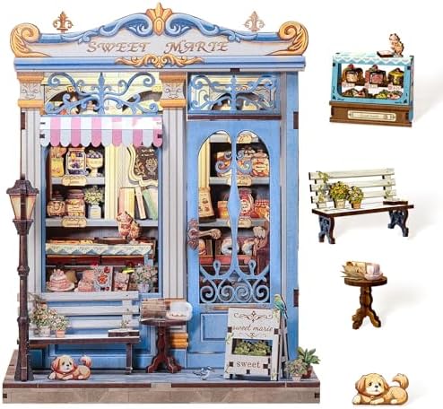 Cutefun Book Nook Kit - DIY Miniature Dollhouse Kit for Adults and Teens by Cutefun