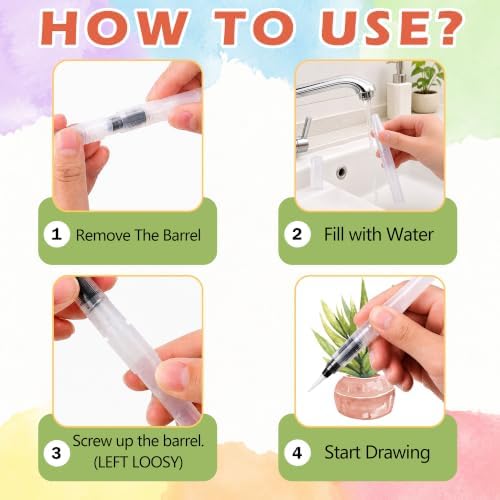 Potted Plants Watercolor Workbook, Cactus and Plant Painting Book - Image 3