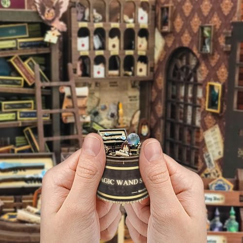 Book Nook Kit DIY Miniature House 3D Wooden Puzzle - Magic Wand Shop - Image 5
