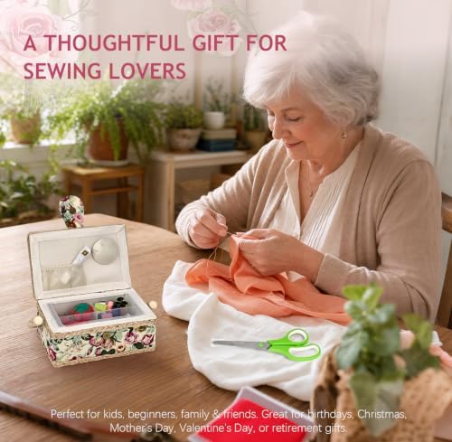 MKNZOME Sewing Box with Supplies Kit for Women, Complete Accessories - Image 6