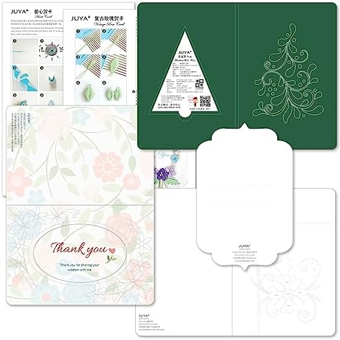 JUYA Quilling Greeting Card Making Kit Mega Pack 10 Different Kits - Image 6