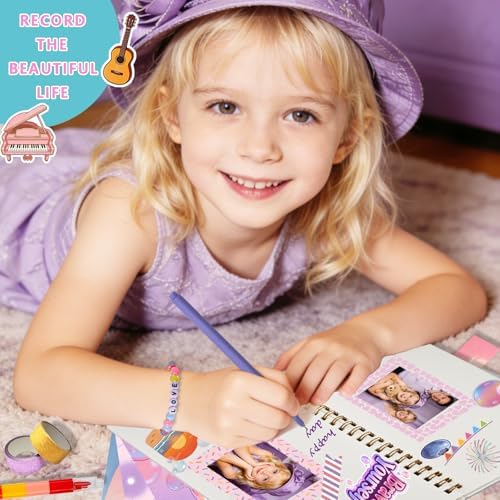 DIY Journal Kit for Girls Teen Tween Girl Gifts Trendy Stuff, Scrapbook Supplies Stationery Set, Stocking Stuffers, Art Crafts Kit - Ideal Gifts for 8 9 10 11 12 13 14 Year Old Girl - Image 2