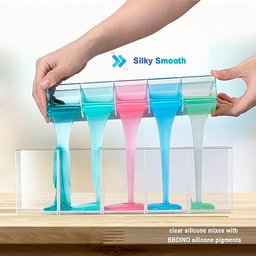 BBDINO Super Elastic Silicone Mold Making Kit 8A Clear 4.4 Lbs - Image 3