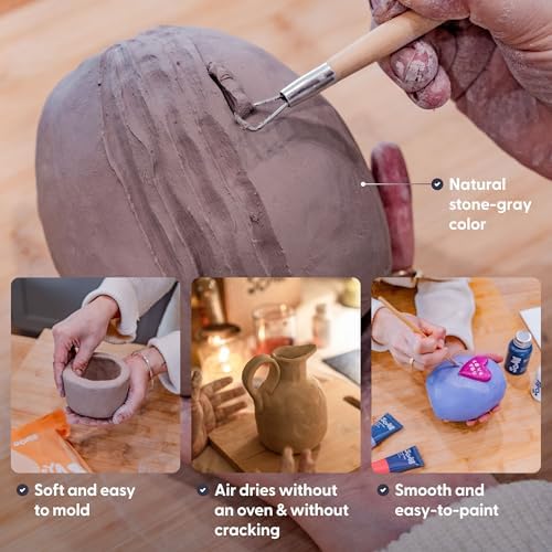 Sculpd Air Dry Clay, Premium Self-Hardening Modeling Clay, 2.2lbs Bag - Image 3