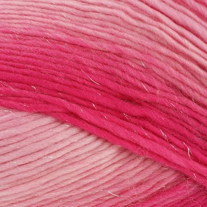 Loops & Threads Facets Yarn - Yarn for Knitting, Crochet, Weaving, and Arts & Crafts - Pink, Acrylic, 3.5 oz - Image 3