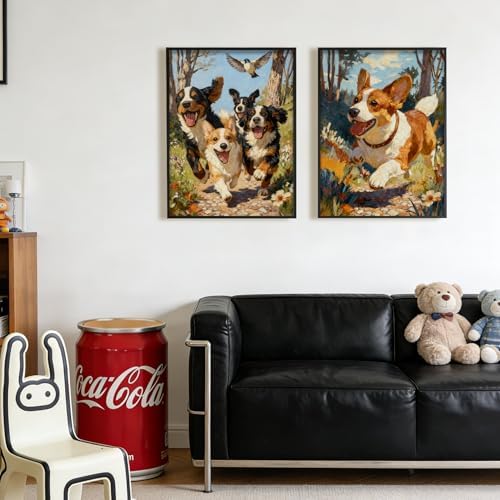 DOTSOPS 5D 4 Pack Dog Diamond Painting Kits for Adults Diamond Art Kits - Image 7