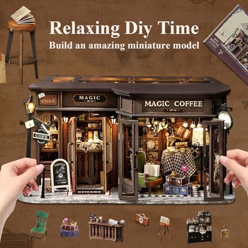 Fsolis DIY Magic Miniature Dollhouse Kit Halloween - Image 3