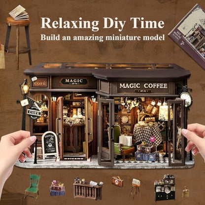Fsolis DIY Magic Miniature Dollhouse Kit Halloween - Image 3