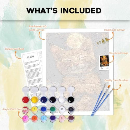PHANTASYART Cat Paint by Numbers Kit for Adults 16x20inch - Image 5