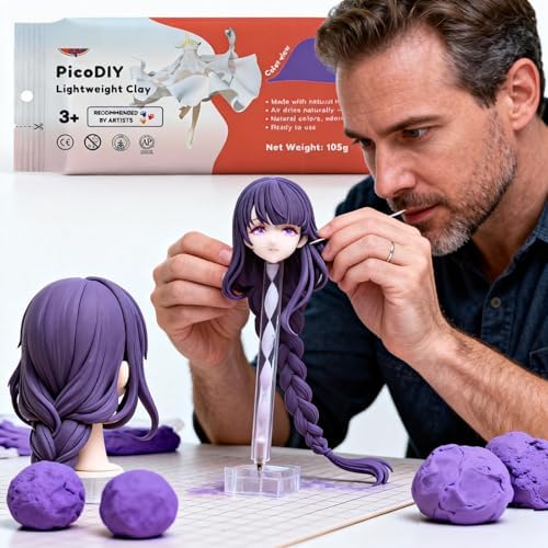 Air Dry Clay Lightweight, Flexible Modeling Clay for Adults Arts and Crafts - Image 2
