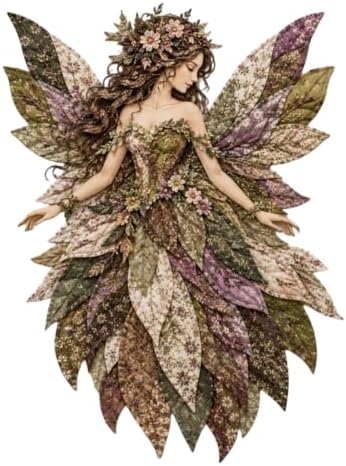 WGOHNUAHA Fairy Patchwork DIY Kit, DIY Flower Fairies Patchwork Sewing Kit by Unknown