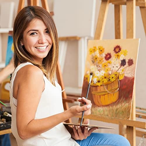 KEFF 24-Pack  Canvas for Painting, 6 of 5x7, 8x10, 9x12,11x14 Painting Canvas Boards, Art Supplies for Adults & Kids - 100% Cotton Primed Canvases for Painting Acrylic, Oil, Watercolor - Image 7