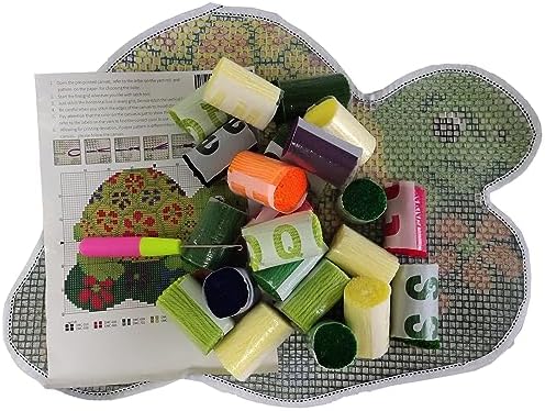 Latch Hook Kit for Adults Beginners Turtle DIY Rug Making Kits with Color Preprinted Canvas, Crafts Needlework Arts for Home Decoration Festival Gift 20X15inch - Image 4