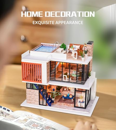 Spilay DIY Miniature House Kit for Adults, Miniature Dollhouse Building Kit - Image 4