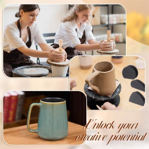 Juexica 3 Pcs Pottery Mug Mold Set Wood Mold(11oz 15oz 20oz,Narrow-mouthed) - Image 5