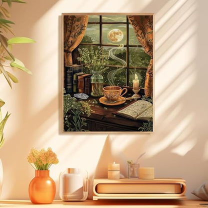 Night Paint by Numbers Kit for Adults, Paint by Number for Adults 16x20 in - Image 6