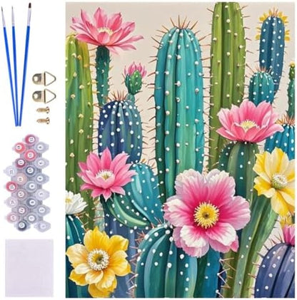 ACIOPPL Paint by Numbers for Adults Beginner Cactus Succulents 16 x 20 Inch by Unknown