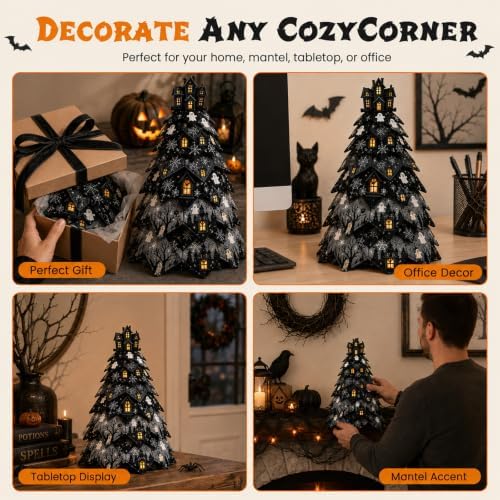 Daily Partner DIY Halloween Quilted Fabric Tree Kit - Image 7