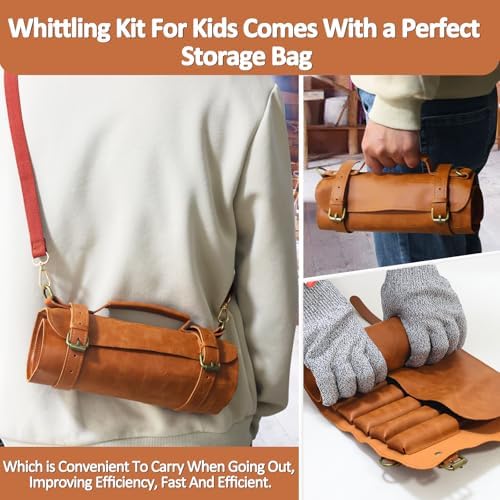 Wood Carving Kit,Whittling Kit,Wood Carving Tools,Carving Knife Set - Image 6